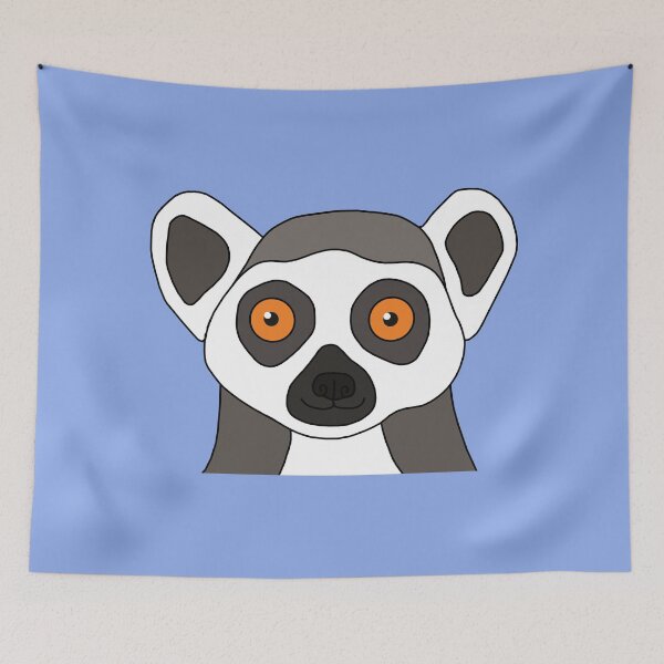 Item preview, Cute Cartoon Lemur designed and sold by Scat the cat.