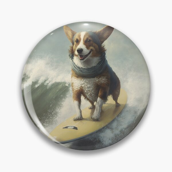 Item preview, SURFING DOG - RIDE THE WILD WAVE! (2) designed and sold by atzek.