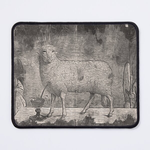 Item preview, The Mystic Lamb (Sketched) - Religious designed and sold by OddVintage.