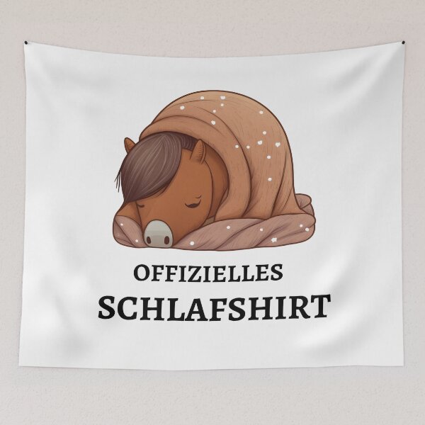 Item preview, Official sleep shirt horse horse sayings designed and sold by Kentala.