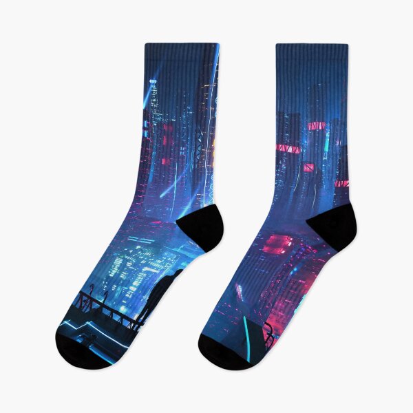 Item preview, Cyberpunk Night City designed and sold by StellaTrove.