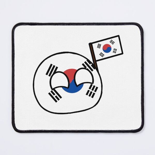 Item preview, countryballs with their flag south koreaball designed and sold by Countryballs Shop.