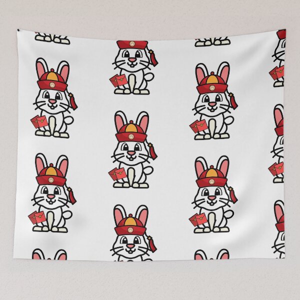 Item preview, Lunar New Year Bunny with Red Packets and Hat designed and sold by Pet Station.