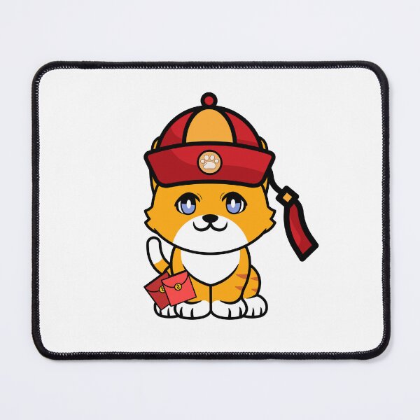Item preview, Lunar New Year Orange Cat with Red Packets and Hat designed and sold by Pet Station.
