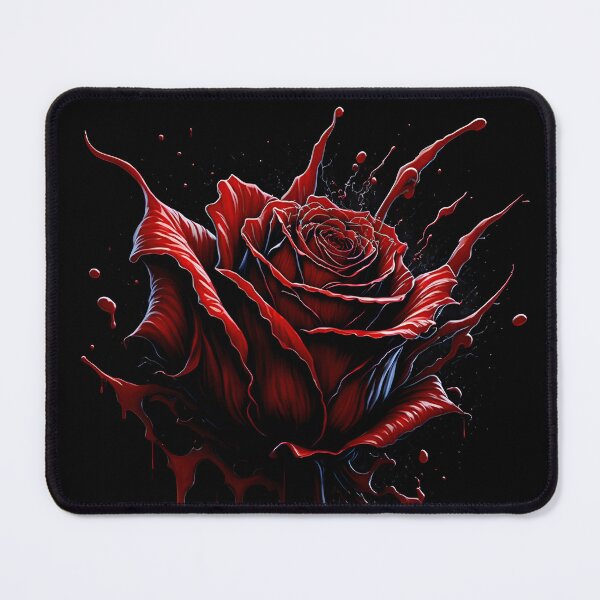 Item preview, Splash Art of Beautiful Red Rose designed and sold by allovervintage.
