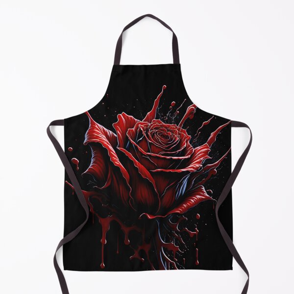 Item preview, Splash Art of Beautiful Red Rose designed and sold by allovervintage.