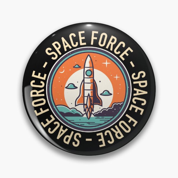 Aperçu de l'œuvre Insigne de fusée de la Force spatiale créée et vendue par depresident.