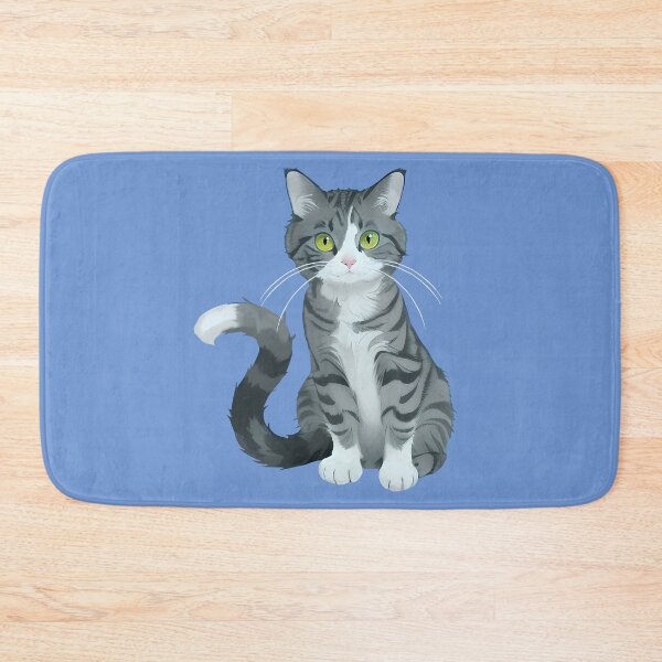 Item preview, Copy of Cute Cat - Gray Tabby designed and sold by AITearsArt.