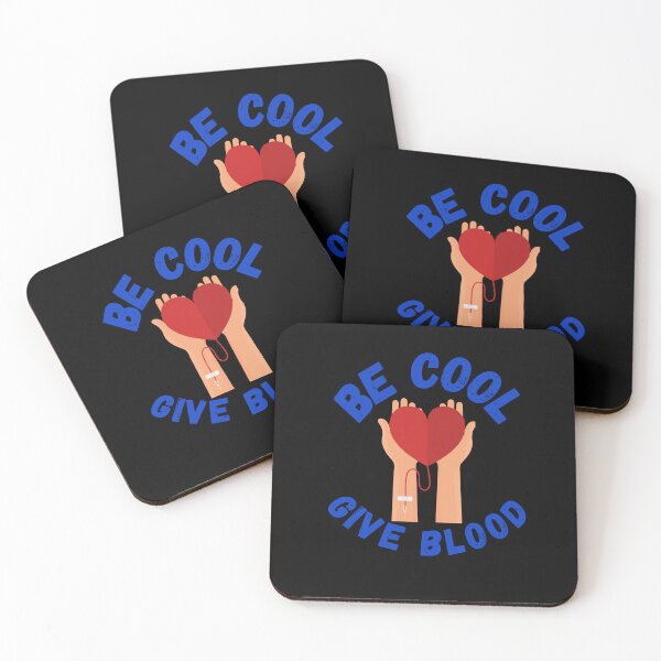 Item preview, Be Cool Give Blood blood donor designed and sold by CocoParadise.