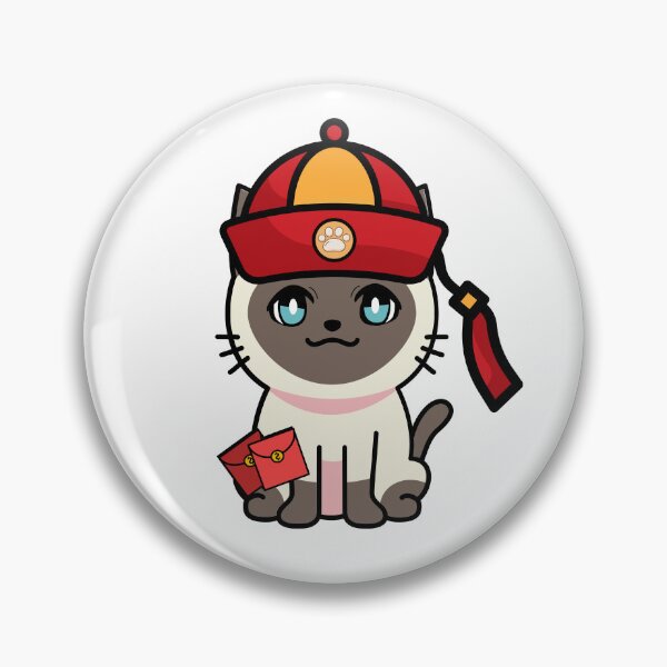 Item preview, Lunar New Year Siamese Cat with Red Packets and Hat designed and sold by Pet Station.