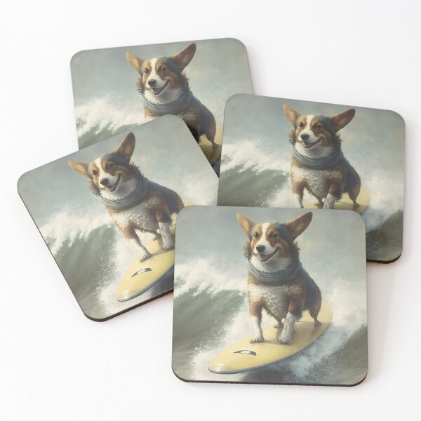 Item preview, SURFING DOG - RIDE THE WILD WAVE! (2) designed and sold by atzek.