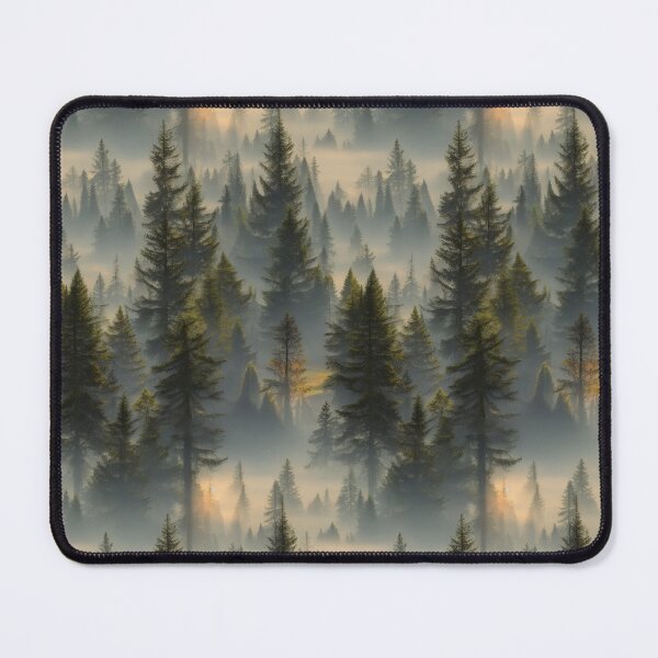 Item preview, Misty Mountain Redwood Forest Pattern  designed and sold by SvahaDesigns.