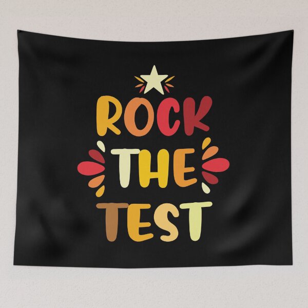 Item preview, Rock The Test Testing Day Motivational Teacher Student Classic T-Shirt designed and sold by design-animals.