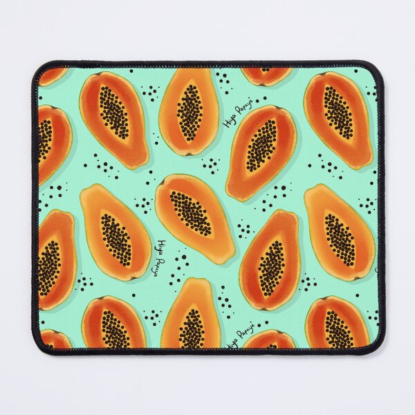 Item preview, Hiya Papaya Pattern, Mint Green designed and sold by tanyadraws.