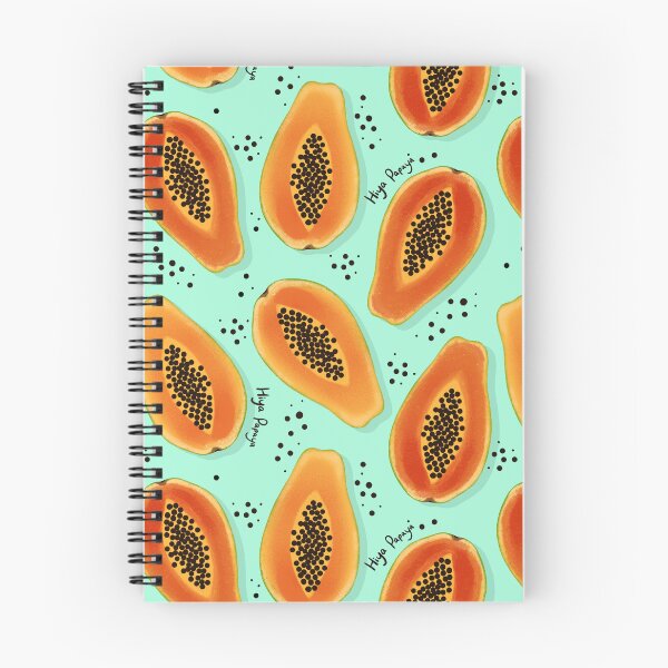 Item preview, Hiya Papaya Pattern, Mint Green designed and sold by tanyadraws.