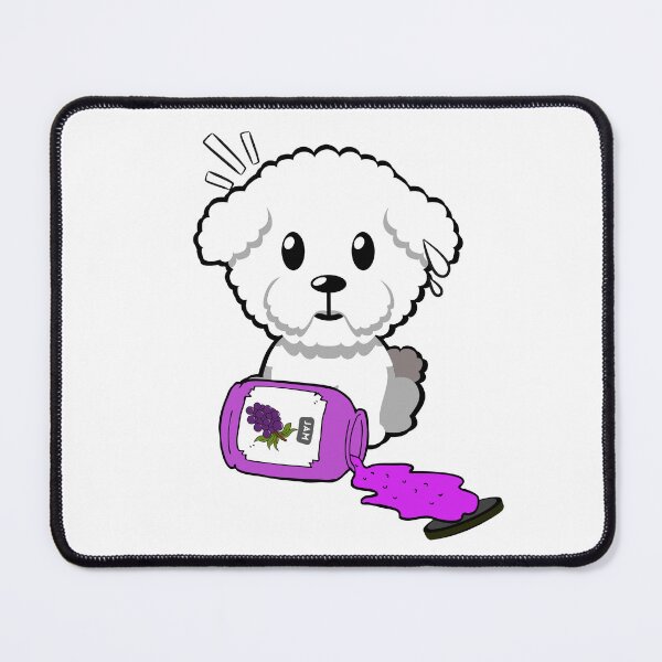 Item preview, Cute Furry Dog Spilled Grape Jam designed and sold by Pet Station.