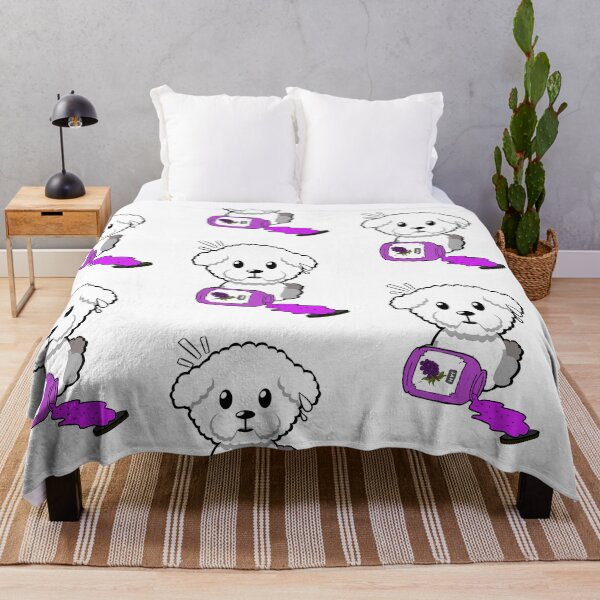 Item preview, Cute Furry Dog Spilled Grape Jam designed and sold by Pet Station.