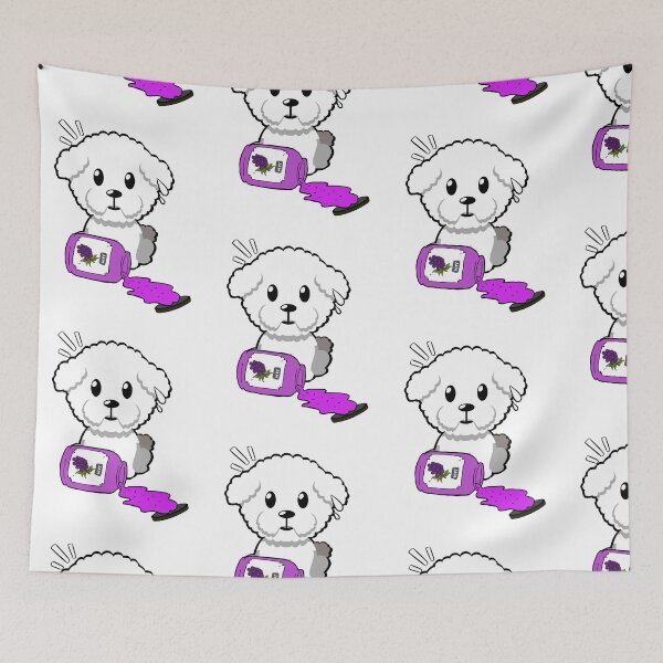 Item preview, Cute Furry Dog Spilled Grape Jam designed and sold by Pet Station.