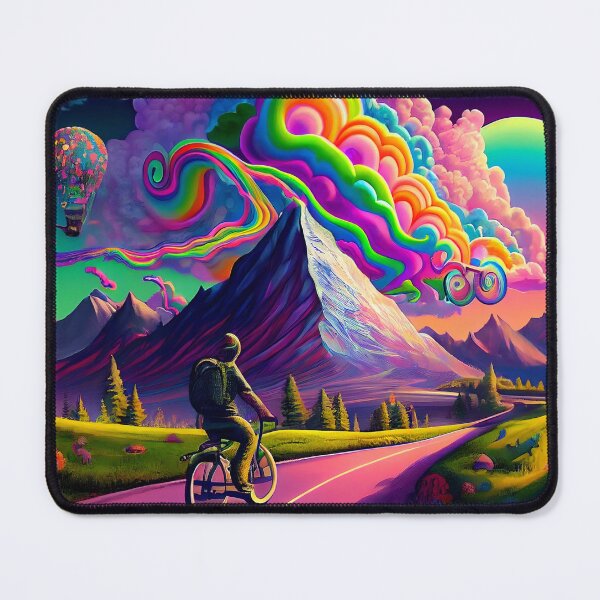 Item preview, Hofmann's LSD Swiss Mountain Psychedelic Bicycle Ride designed and sold by ga-arts.