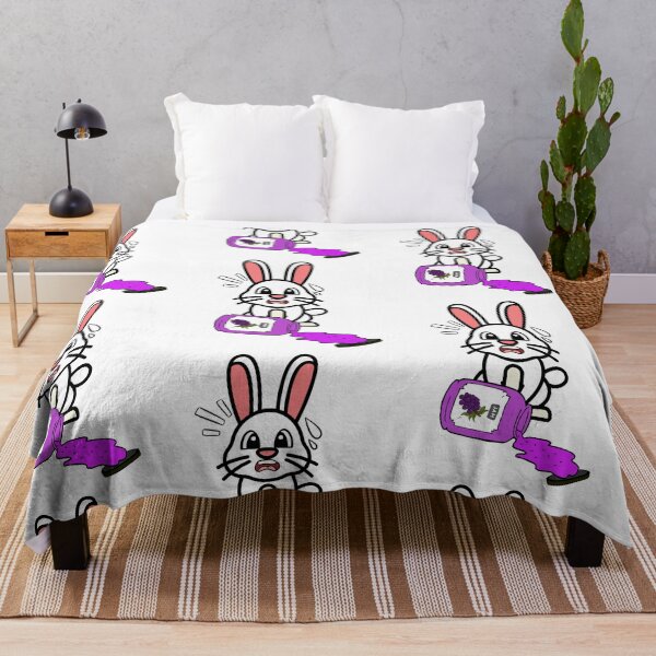 Item preview, Cute Furry Bunny Spilled Grape Jam designed and sold by Pet Station.