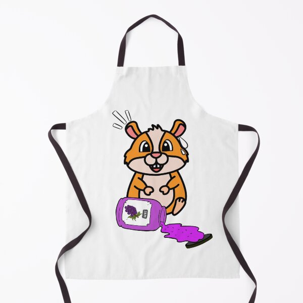 Item preview, Cute Furry Hamster Spilled Grape Jam designed and sold by Pet Station.
