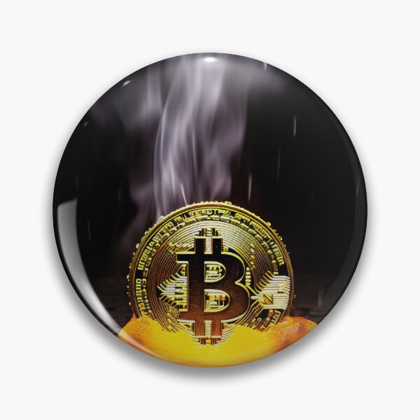 Item preview, Bitcoin on fire designed and sold by Cametostay.
