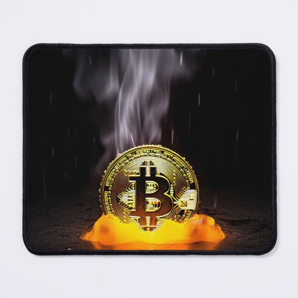 Item preview, Bitcoin on fire designed and sold by Cametostay.