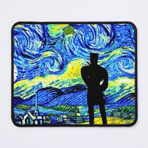 Item preview, Sad Knight in The Starry Night designed and sold by OnlyClassicArt.