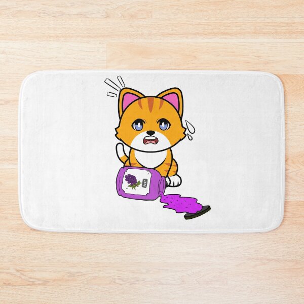 Item preview, Cute Orange Cat Spilled Grape Jam designed and sold by Pet Station.
