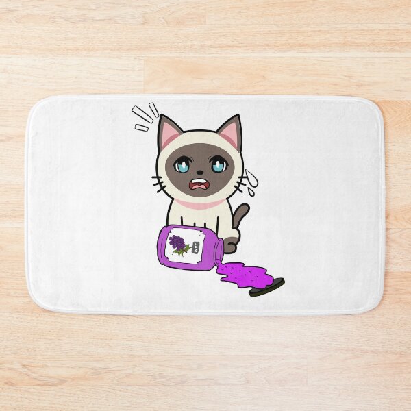 Item preview, Cute Siamese Cat Spilled Grape Jam designed and sold by Pet Station.