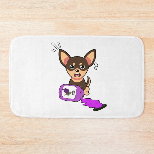 Item preview, Cute Small Dog Spilled Grape Jam designed and sold by Pet Station.