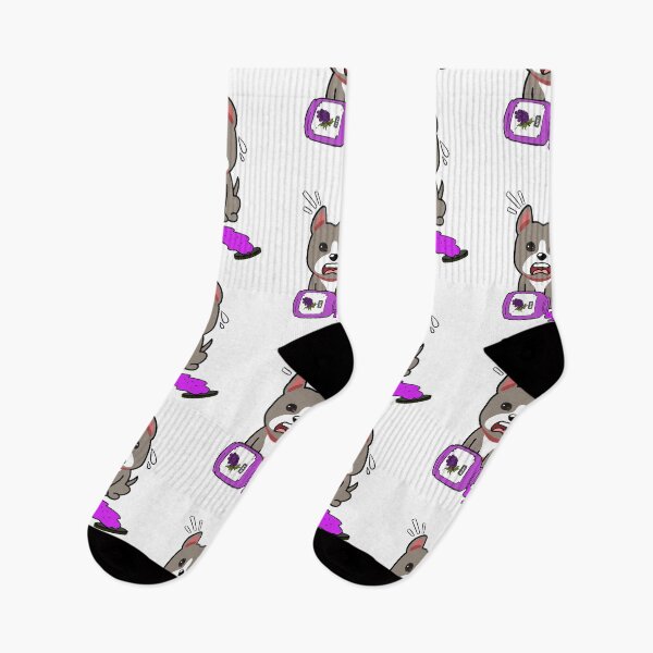 Item preview, Cute Grey Dog Spilled Grape Jam designed and sold by Pet Station.