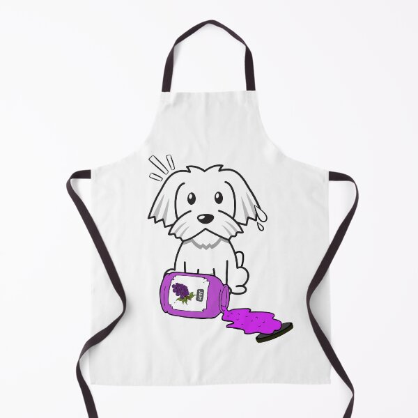 Item preview, Cute White Dog Spilled Grape Jam designed and sold by Pet Station.