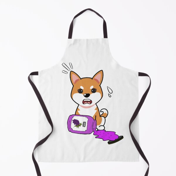 Item preview, Cute Orange Dog Spilled Grape Jam designed and sold by Pet Station.