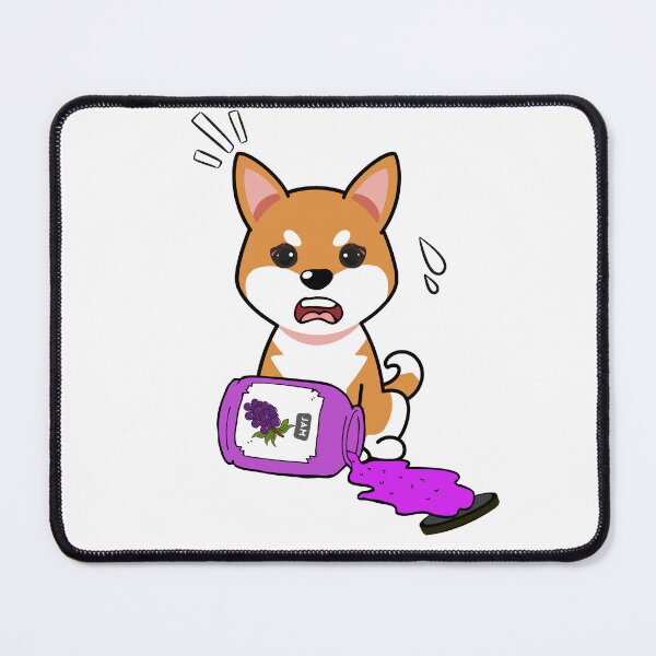 Item preview, Cute Orange Dog Spilled Grape Jam designed and sold by Pet Station.