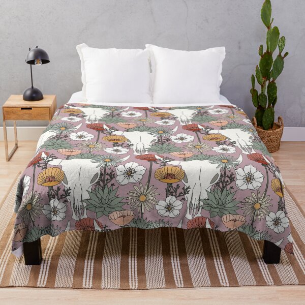 Item preview, desert bloom southwest motif - mauve designed and sold by littlearrow.