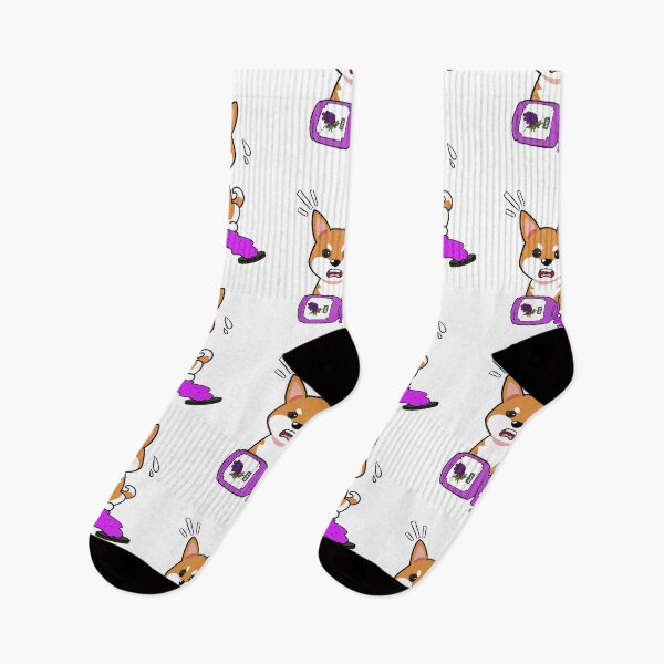 Item preview, Cute Orange Dog Spilled Grape Jam designed and sold by Pet Station.