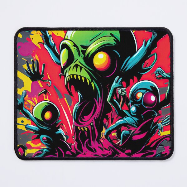 Item preview, Alien Invasion in Pastel Colors: A Satire of Cosmic War designed and sold by Piotrek0001.