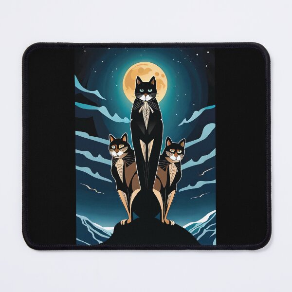 Item preview, triple thurston moon cats designed and sold by Batiz.