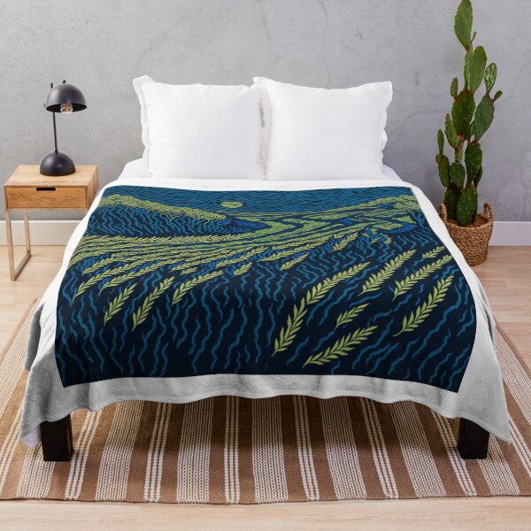 Item preview, Wheat field Whirlwind: A Textured Van Gogh-Inspired Pattern| Starry Night Vortex| Brushstroke Blast designed and sold by RedArtG09.