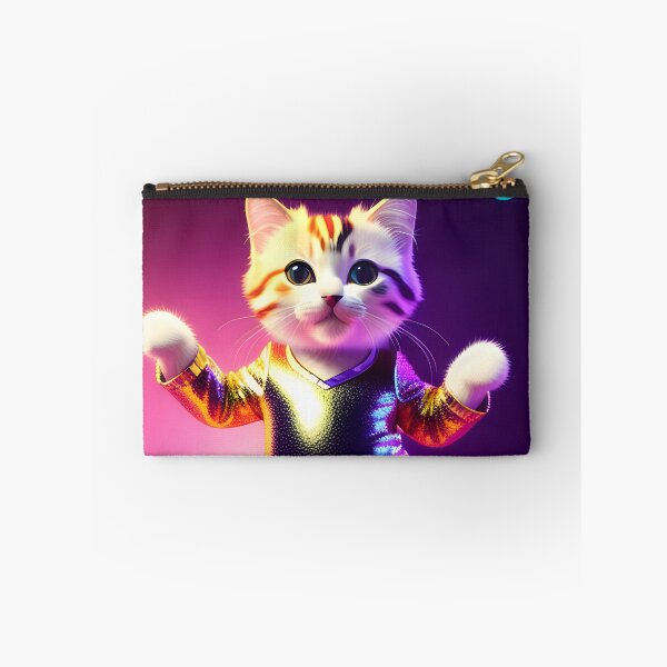 Item preview, Disco Dancing cat - Modern digital art designed and sold by Ai-michiart.