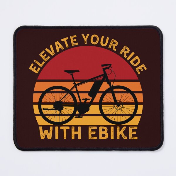Item preview, Elevate your Ride with eBike Retro Sunset designed and sold by ShopFanCreation.