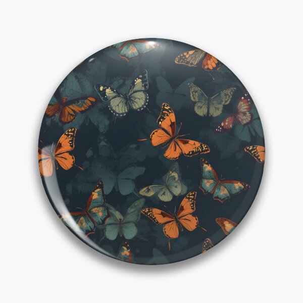 Artikelvorschau, Butterflies in blue and orange entworfen und verkauft von CactusPan.