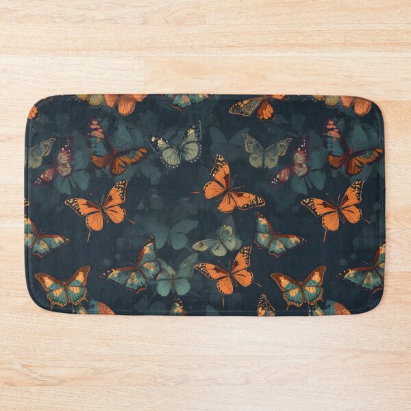 Item preview, Butterflies in blue and orange designed and sold by CactusPan.