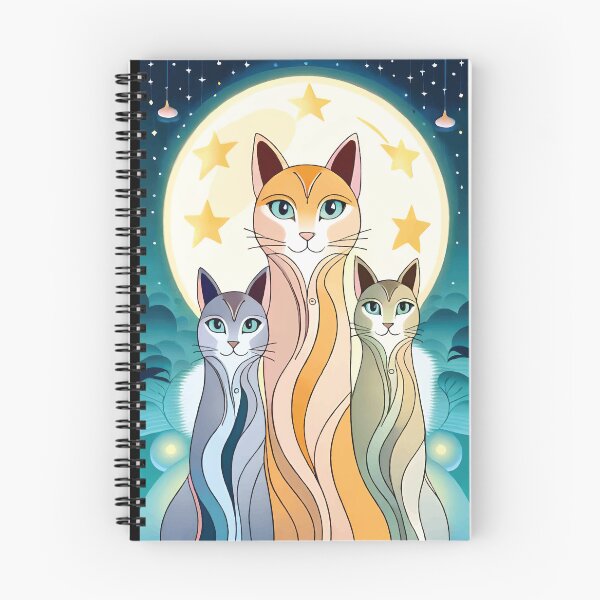 Item preview, triple thurston moon cats designed and sold by Batiz.