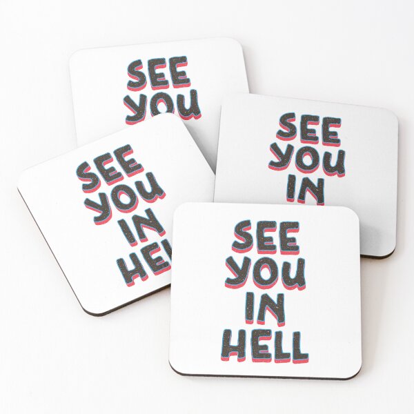 Artikelvorschau, See You In Hell - Funny Quote Vintage Style entworfen und verkauft von Whimsical Thinker.
