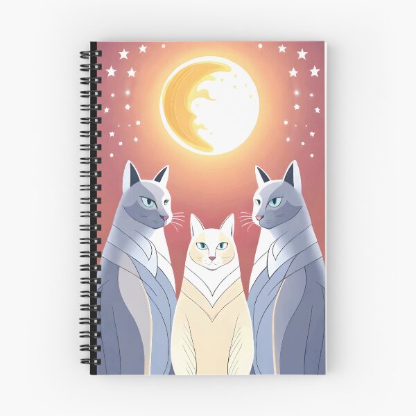 Item preview, triple thurston moon cats designed and sold by Batiz.