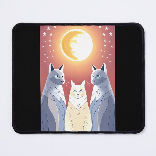 Item preview, triple thurston moon cats designed and sold by Batiz.