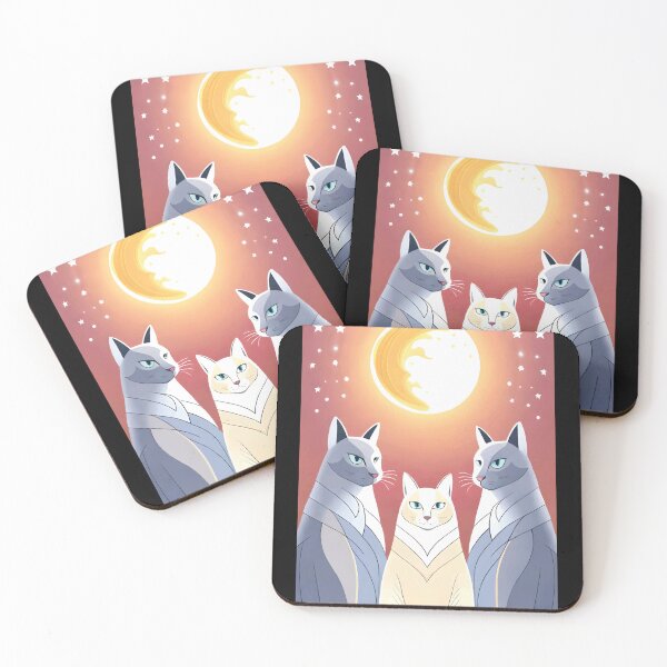 Item preview, triple thurston moon cats designed and sold by Batiz.