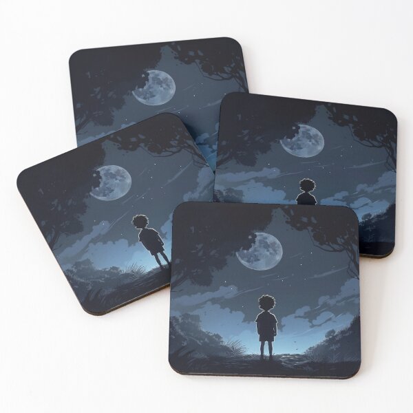 Item preview, Boy looks at the starry sky at night designed and sold by Cametostay.